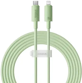 Кабель Baseus Habitat Series Fast Charging Cable USB Type-C to Lightning 20W 2m Natural Green (P10360201631-01)