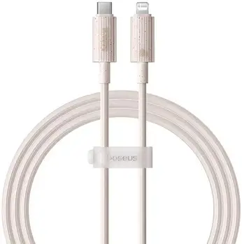 Кабель Baseus Habitat Series Fast Charging Cable USB Type-C to Lightning 20W 2m Wheat Pink (P10360201421-01)