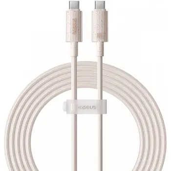 Кабель Baseus Habitat Series Fast Charging Cable USB Type-C to USB Type-C 100W 2m Wheat Pink (P10360202421-01)