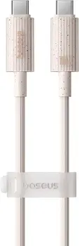 Кабель Baseus Habitat Series Fast Charging Cable USB Type-C to USB Type-C 100W 2m Wheat Pink (P10360202421-01)