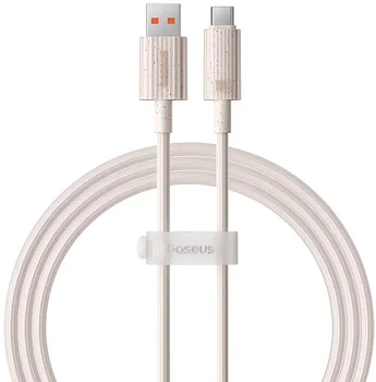 Кабель Baseus Habitat Series Fast Charging Cable USB to USB Type-C 100W 2m Wheat Pink (P10360203421-01)