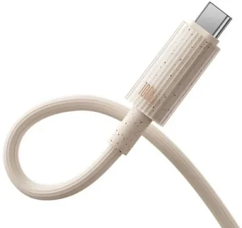 Кабель Baseus Habitat Series Fast Charging Cable USB to USB Type-C 100W 2m Wheat Pink (P10360203421-01)