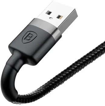 Кабель Baseus Kevlar Lightning Cable 2m Black (CALKLF-CG1)