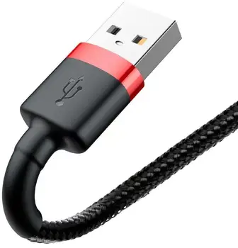 Кабель Baseus Kevlar Lightning Cable 2m Red (CALKLF-C19)