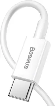 Кабель Baseus Lightning to USB Type-C Superior Series PD 1m White (CATLYS-A02)