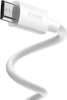 Кабель Baseus Simple Wisdom USB to Micro USB 1.5m White (TZCAMZJ-02)