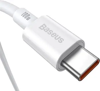 Кабель Baseus Superior Series Fast Charging Data Cable Type-C to Type-C 100W 1m White (CATYS-B02)