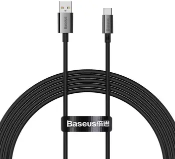 Кабель Baseus Superior Series Fast Charging Data Cable USB to Type-C 100W 2m Black (P10320102114-02)