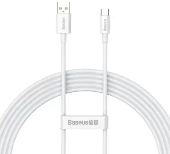 Кабель Baseus Superior Series Fast Charging Data Cable USB to Type-C 100W 2m White (P10320102214-03)