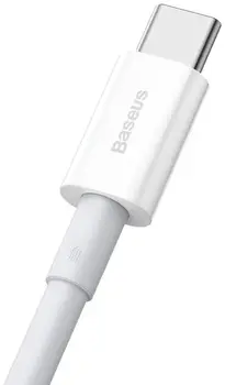 Кабель Baseus Superior Series Fast Charging Data Cable USB to Type-C 1m White (CATYS-02)