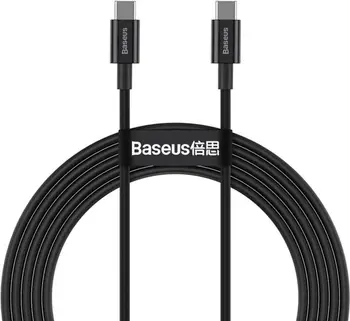 Кабель Baseus Superior Series Fast Charging Type-C to Type-C PD 1m Black (CATYS-B01)