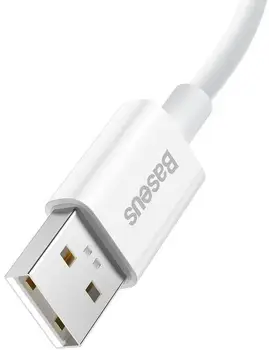 Кабель Baseus Superior Series USB Cable to USB-C PD 65W 2m White (CAYS001002)