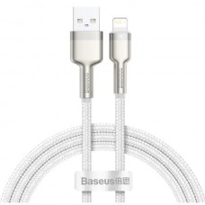 Кабель Baseus USB-A - Lightning Cafule Series Metal Data Cable 1m White (CALJK-A02)