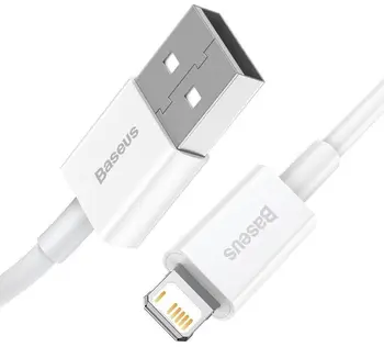 Кабель Baseus USB-A to Lightning Superior Series 2.4A 0.25m White (CALYS-02)