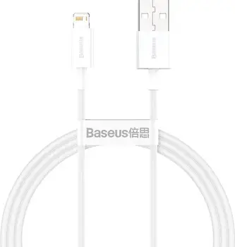 Кабель Baseus USB-A to Lightning Superior Series 2m White (CALYS-C02)