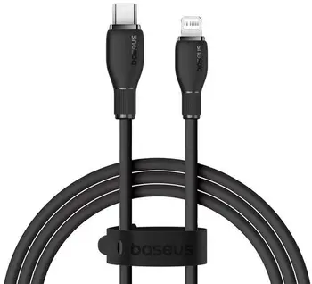 Кабель Baseus USB-C to Lightning Pudding Series Fast Charging Cable 20W 1.2m Black (P10355701111-00)