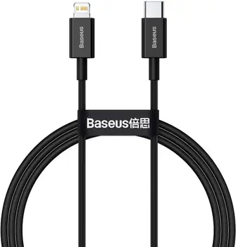 Кабель Baseus USB-C to Lightning Superior Series 1m Black (CATLYS-A01)