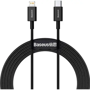 Кабель Baseus USB-C to Lightning Superior Series PD 2m Black (CATLYS-C01)