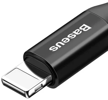 Кабель Baseus USB Cable to Lightning Fish Eye Spring 1m Black (CALSR-01)