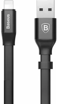 Кабель Baseus USB Cable to Lightning Nimble 0.23m Black (CALMBJ-B01)