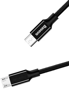 Кабель Baseus USB Cable to microUSB Yiven 1.5m Black (CAMYW-B01)