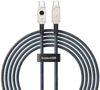Кабель Baseus Unbreakable Series USB Type-C to USB Type-C 100W 2m Stellar White (P10355800221-01)