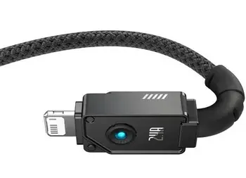 Кабель Baseus Unbreakable Series USB to Lightning 12W 2.4A 1m Black (P10355802111-00)