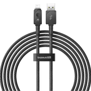 Кабель Baseus Unbreakable Series USB to Lightning 12W 2.4A 2m Black (P10355802111-01)