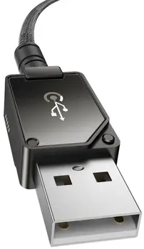 Кабель Baseus Unbreakable Series USB to Lightning 12W 2.4A 2m Black (P10355802111-01)