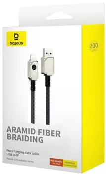 Кабель Baseus Unbreakable Series USB to Lightning 12W 2m White (P10355802221-01)