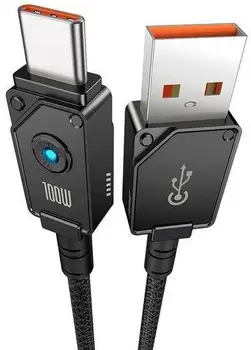 Кабель Baseus Unbreakable Series USB to USB-C 100W 1m Cluster Black (P10355801111-00)