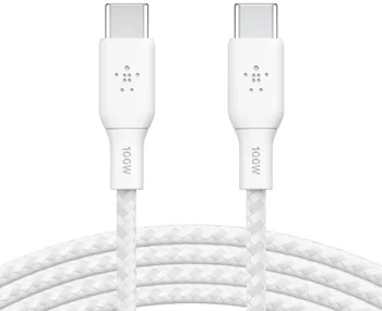 Кабель Belkin Boost Up Charge USB-C to USB-C 2m White (CAB014BT2MWH)