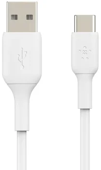 Кабель Belkin USB-A to USB-C PVC 1m White (CAB001BT1MWH)