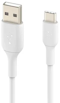 Кабель Belkin USB-A to USB-C PVC 1m White (CAB001BT1MWH)