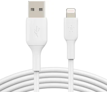 Кабель Belkin USB-A Lightning PVC 2m white (CAA001BT2MWH)