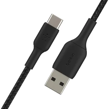 Кабель Belkin USB-C to USB-A 3m Black (CAB002BT3MBK)