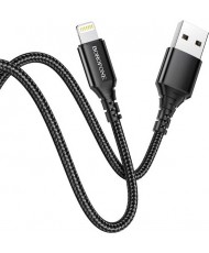 Кабель Borofone BX54 Ultra USB to Lightning 1m Black (BX54LB)