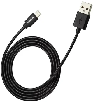 Кабель Canyon USB2.0 AM/Lightning Black 1m (CNS-MFICAB01B)