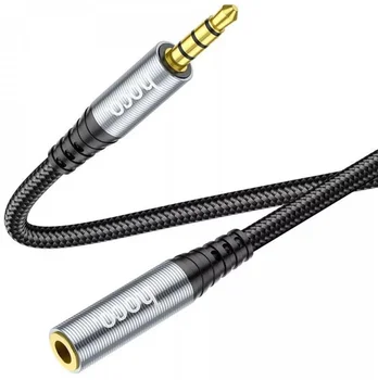 Кабель Hoco UPA20 3.5mm to 3.5mm 1m Metal Gray