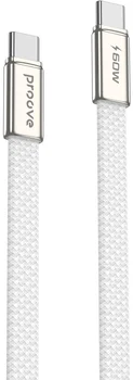 Кабель Proove AirLine Type-C to Type-C 60W (1m) White (CCAI60002202)