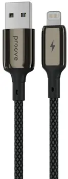 Кабель Proove Dense Metal Lightning 2.4A (1m) Black (CCDM20001101)