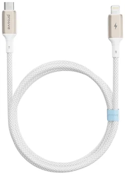 Кабель Proove Dense Metal Type-C to Lightning 27W (2m) White (CCDM27002122)