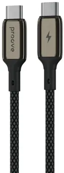 Кабель Proove Dense Metal Type-C to Type-C 60W (1m) Black (CCDM60002201)