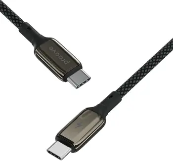 Кабель Proove Dense Metal Type-C to Type-C 60W (1m) Black (CCDM60002201)