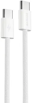 Кабель Proove Energy Stream Type-C to Type-C 60W (1m) White (CCES60002202)