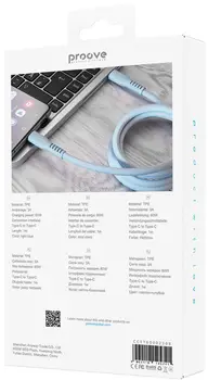 Кабель Proove Eternal Type-C to Lightning 27W (2m) Light Blue (CCET27002128)