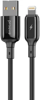 Кабель Proove Flex Metal Lightning 2.4 A 1 м Black (CCFM20001101)