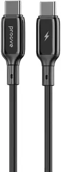 Кабель Proove Flex Metal Type-C to Type-C 60w (1m) Black (CCFM60002201)