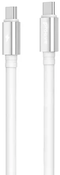 Кабель Proove Magneto Type-C to Type-C 60W (1m) White (CCMA60002202)