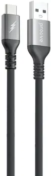 Кабель Proove ReGen Silicone Type-C 3A (1m) Black (CCRS12001102)
